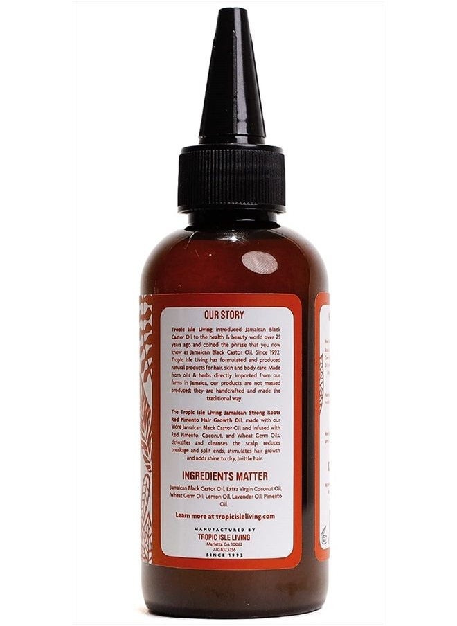 Tropic Isle Living - Strong Roots Red Pimento Hair Growth Oil 4oz - Image 1