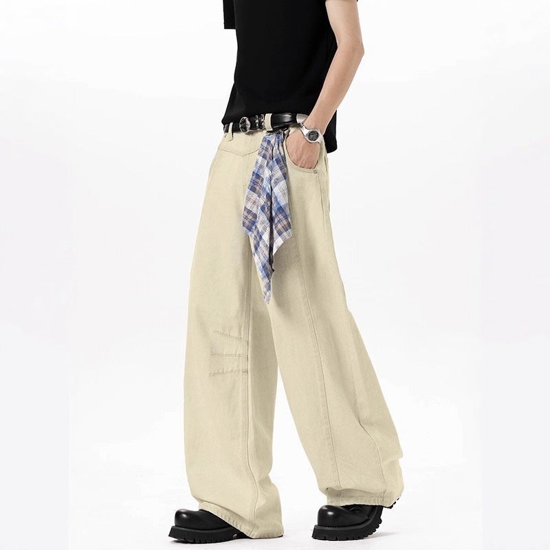 Unisex Classic Denim Jeans Loose Fit Daily Outdoor Wear - Image 5