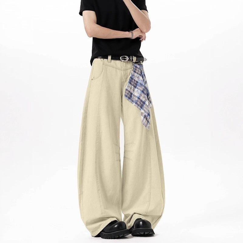 Unisex Classic Denim Jeans Loose Fit Daily Outdoor Wear - Image 1