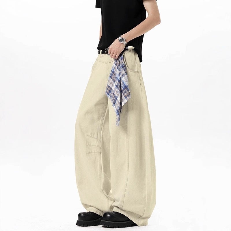 Unisex Classic Denim Jeans Loose Fit Daily Outdoor Wear - Image 4