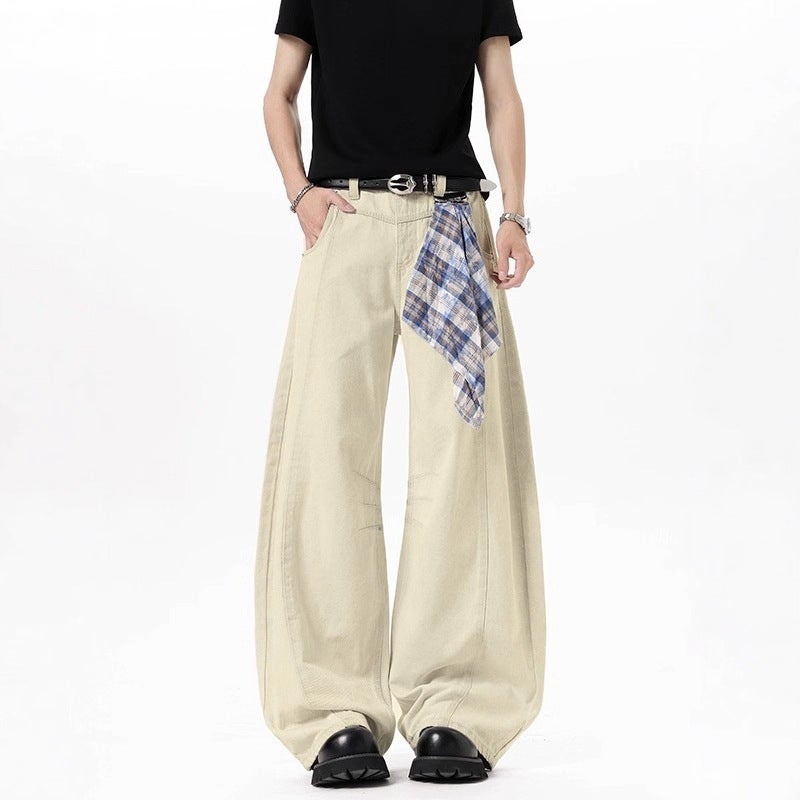 Unisex Classic Denim Jeans Loose Fit Daily Outdoor Wear - Image 3