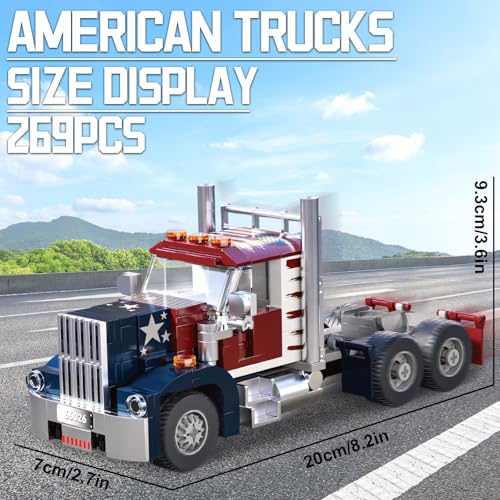 APENGBAOL Semi Truck Building SetsCity Tow Truck Toy Building Block Set for Adults and Boys268PCS - Image 5