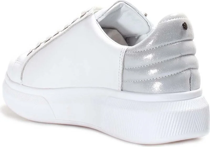 Fast Step Women's Genuine Leather Daily Sneaker Comfortable Sole Sports Summer Lightweight Lace-Up Zipper Shoes 846ZA03