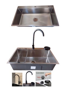 Handmade kitchen sink, 60 cm