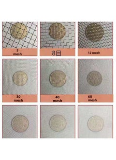 Sieve Stainless Steel Sesame Sieve Rice Sieve Rice Cake Sieve Cat Litter Dust Sieve Filter Screen Sieve Fine Household Sieve-Specification:Integral Stainless Steel Diameter 40cm-Colour:100 Mesh Soy Milk Milk Tea Filter