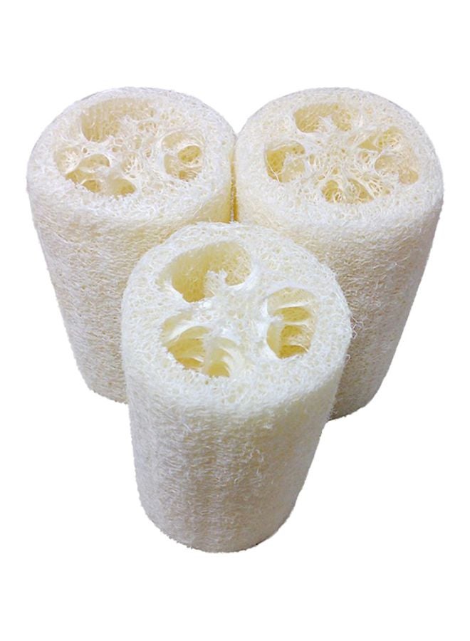 Voberry Natural Loofah Bath Body Shower Sponge White 64.8x6x9cm - Image 1