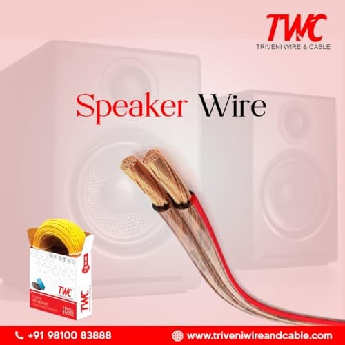 TWC 16-Gauge/AWG Speaker Wire, 90 Meter (295 Feet) Oxygen-Free Copper, Two Conductors, Audio Speaker Cable for Car, Stereo, Subwoofer, Home Theatre, Hi-Fi Surround Sound (Copper, Transparent) - Image 2