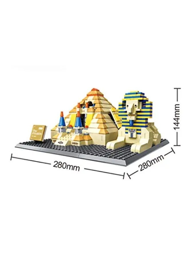 wange Great Pyramids of Giza, Egypt Building Blocks Set 4210 (Age 6+ ,  623 Pieces) - Image 4