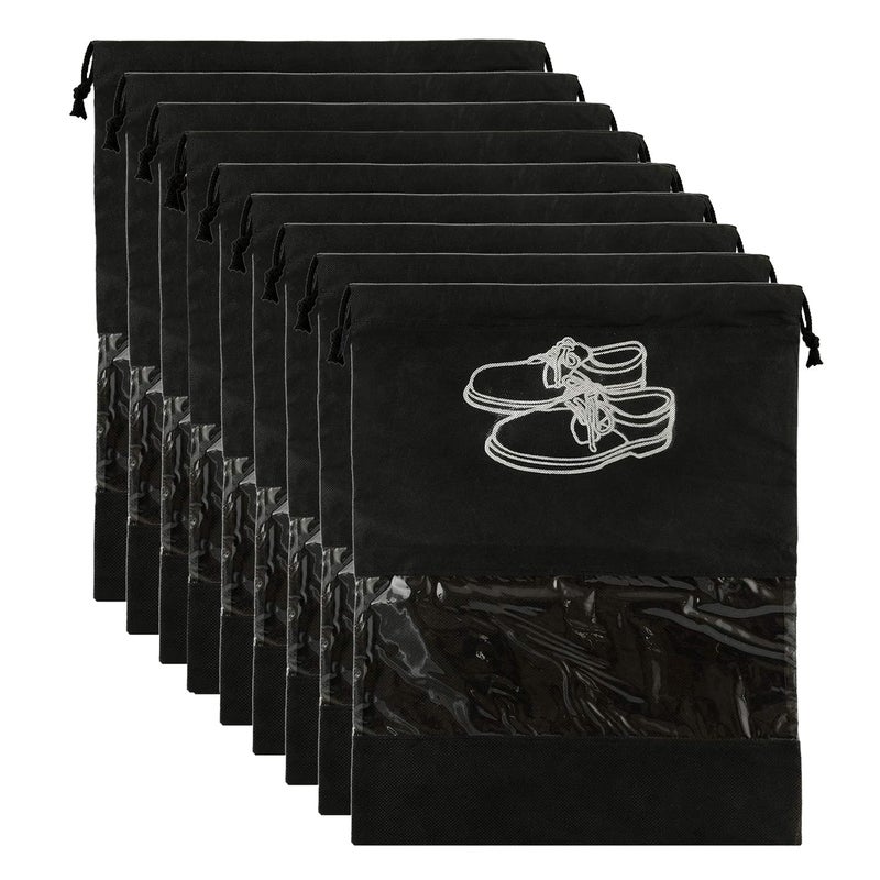MOXSTAR Shoe Bag for Travel & Storage, Multifunctional Travel Organizer, Black, 6 Pack - Image 5
