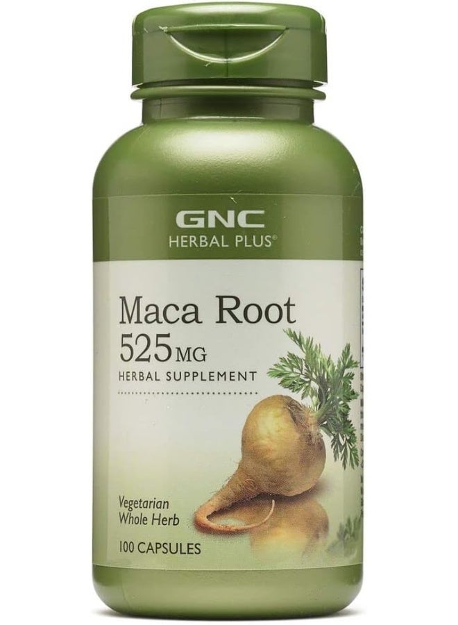 GNC Herbal Plus Maca Root Supplement,525Mg - Image 1