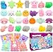 SURCVIO 28 Pack Valentines Day Gift Cards for kids with Animal Squishy Toy Valentines Party Favor Kawaii Mochi Squishy Toys with Cards Stress Relief Fidget Toy for Kids Classroom Exchange Prizes - Image 2