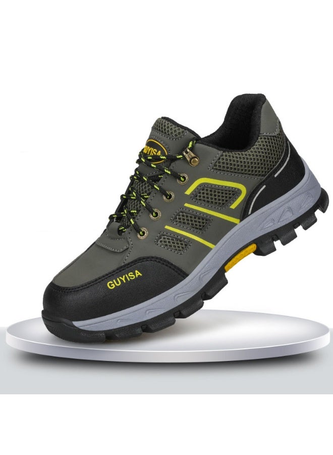 GUYISA Men's Professional Safety Shoes-Lightweight Steel Toe,Anti-Smash&Anti-Puncture Work Boots for Ultimate Protection&Comfort - Image 1