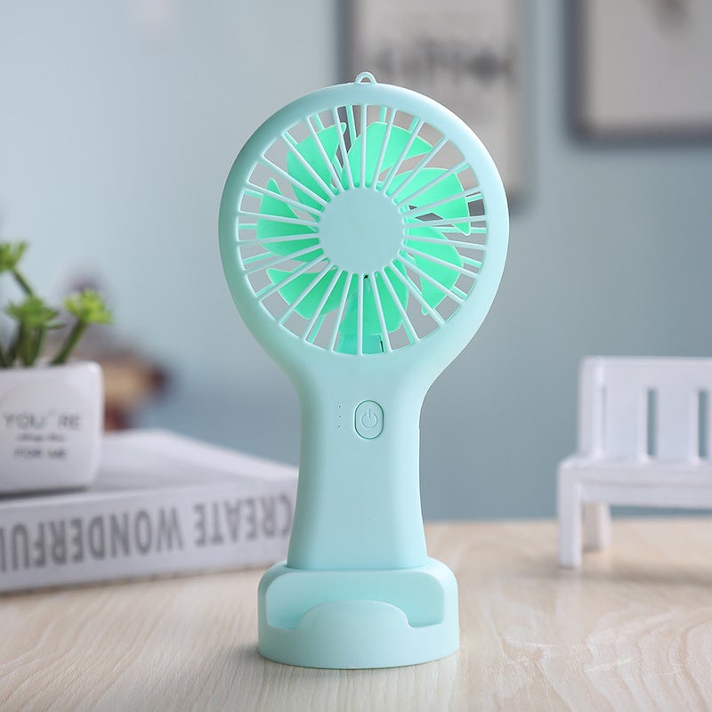 Mini Pocket Fan Portable Cute Summer New F1-Green 