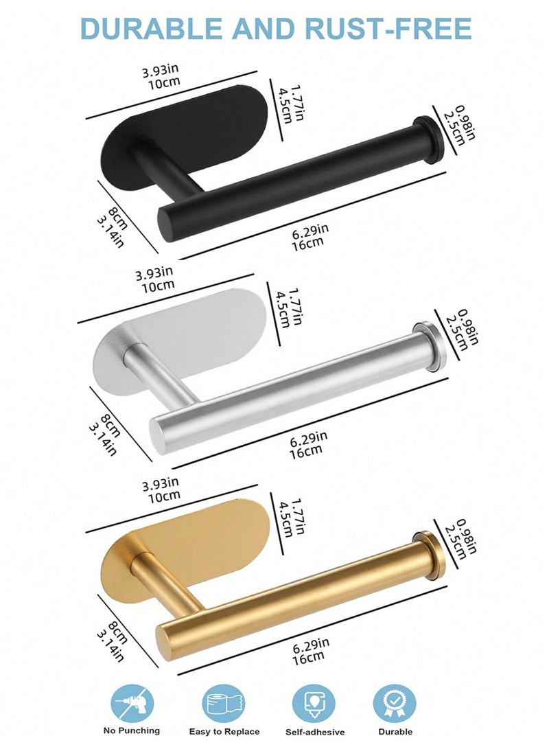 Stainless Steel Toilet Paper Holder with Shelf – Wall-Mounted Bathroom Tissue Roll Holder for Modern Home & Hotel – Rustproof, Easy Installation, Space-Saving Design for Small Bathrooms & Restrooms - Image 3