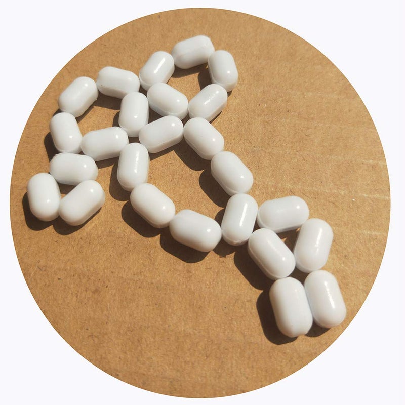 BBTCTY محرك مغناطيسي شريط التحريك PTFE خلاط مغناطيسي شريط التحريك (6X10 مم، شكل أسطوانة، 10 قطع) - Image 4