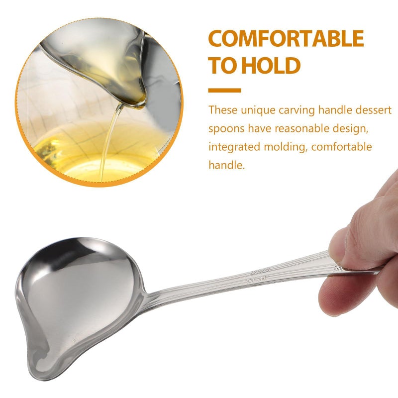 Stainless Steel Duckbill Soup Spoons Short Handle for Hot Pot and Kitchen 2 Pieces - Image 5