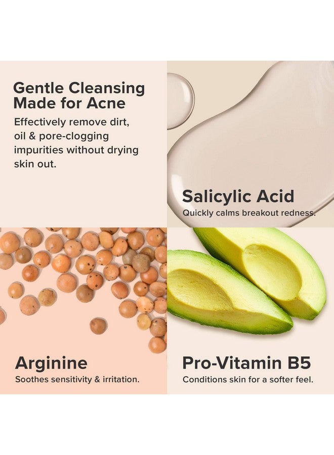 باولاز تشويس منظف المسام النظيفة، غسول الوجه بحمض الساليسيليك لعلاج حب الشباب والاحمرار والرؤوس السوداء، 6 أونصة سائلة - Image 2