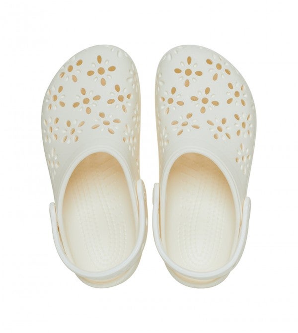 crocs Toddlers Classic Floral Cut Out Clog - Image 5