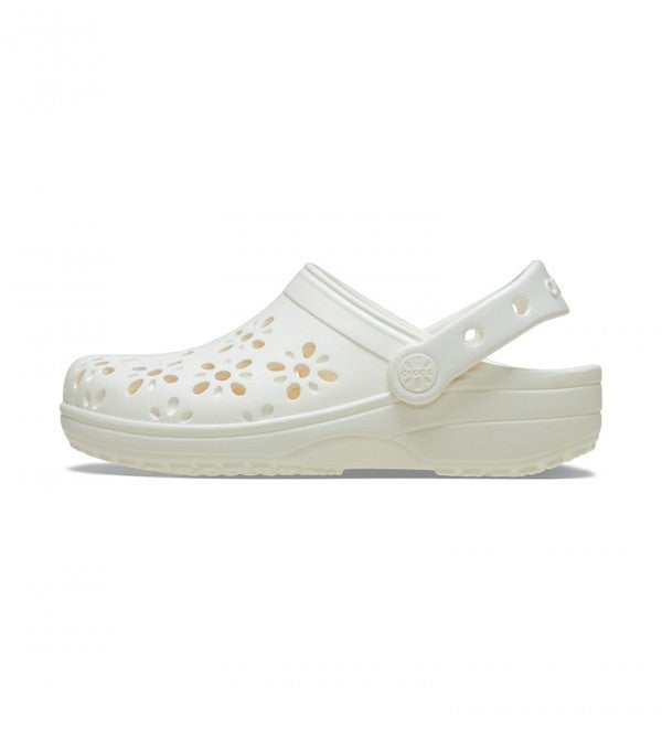 crocs Toddlers Classic Floral Cut Out Clog - Image 2