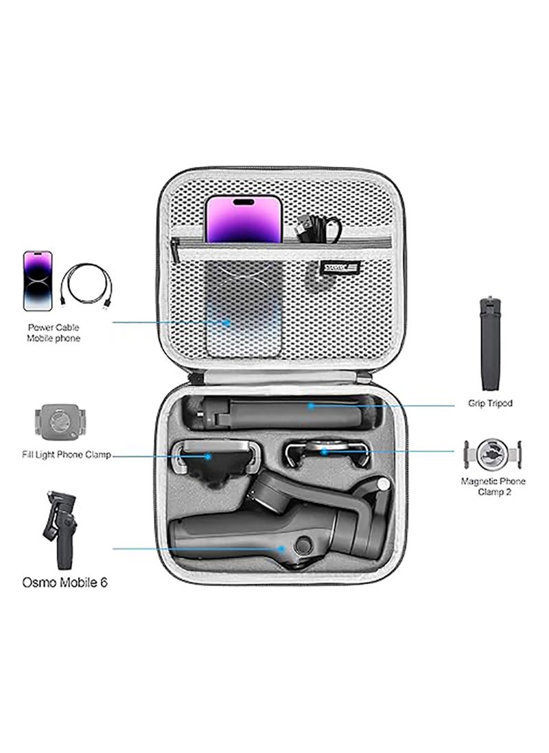 Generic Waterproof Portable Storge Shoulder Bag for DJI Osmo Mobile 6 case Gimbal Stabilizer Accessories  - Image 2