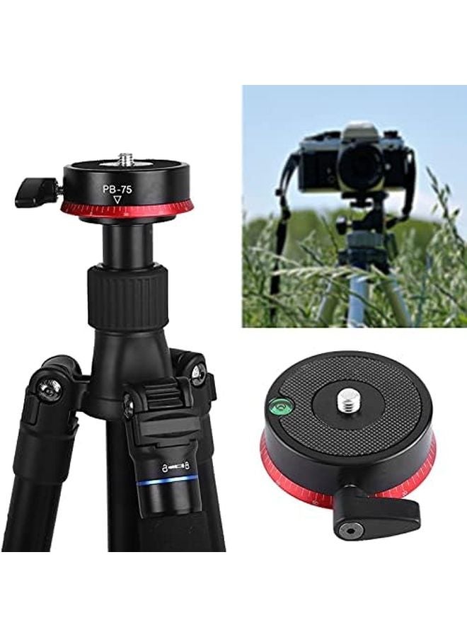 Pssopp 360 Degree Panorama Head Aluminum Alloy Construction with Bubble Level for DSLR Cameras - Image 4