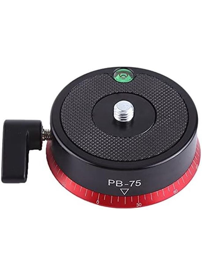 Pssopp 360 Degree Panorama Head Aluminum Alloy Construction with Bubble Level for DSLR Cameras - Image 2