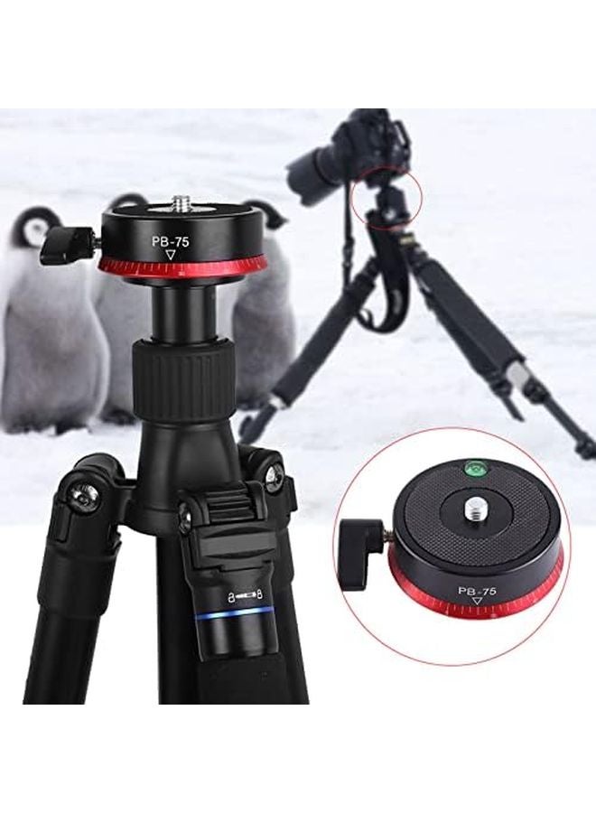 Pssopp 360 Degree Panorama Head Aluminum Alloy Construction with Bubble Level for DSLR Cameras - Image 5