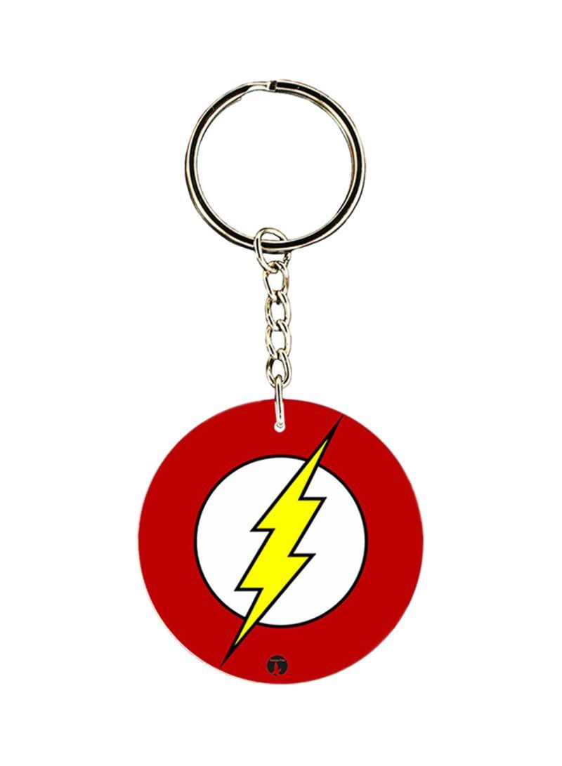 RKN Double Sided Flash Keychain Red/Yellow/White