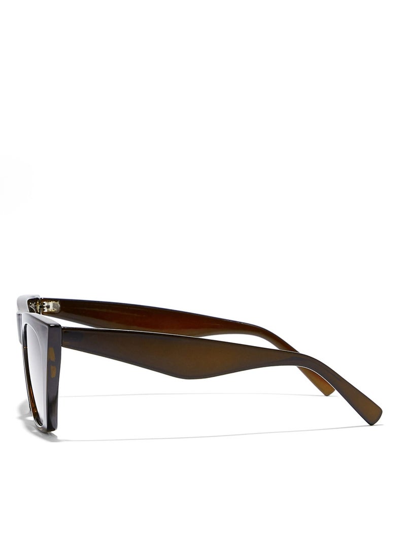 Blackout LIBERTY Women Brown Sunglasses - Frame Material: Thermoplastic Rubber (TR90)- Frame Color: Brown-Lens Color: Brown  - Full Rim  - Image 3