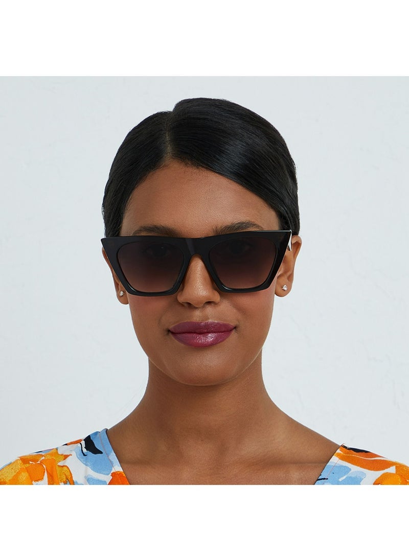 Blackout LIBERTY Women Brown Sunglasses - Frame Material: Thermoplastic Rubber (TR90)- Frame Color: Brown-Lens Color: Brown  - Full Rim  - Image 4