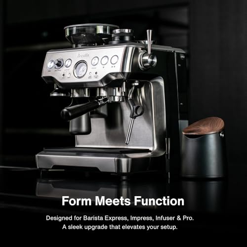 CREMA Coffee Products Replacement Steam Lever for Breville Espresso Machines |Ergonomic Stainless Steel Design|Compatible with Barista Express, Infuser, Barista Pro|Easy Grip|Black/Silver Finish - Image 2