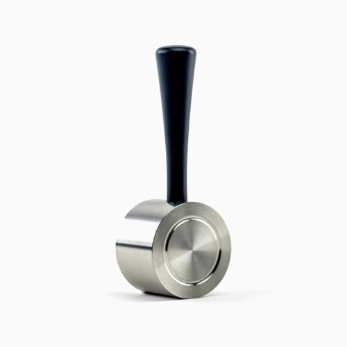 CREMA Coffee Products Replacement Steam Lever for Breville Espresso Machines |Ergonomic Stainless Steel Design|Compatible with Barista Express, Infuser, Barista Pro|Easy Grip|Black/Silver Finish - Image 1