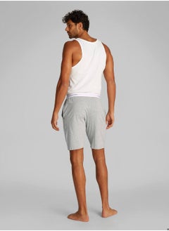 CALVIN KLEIN Men's Lounge Shorts - Icon Cotton Stretch - Cotton, Grey  - Image 4