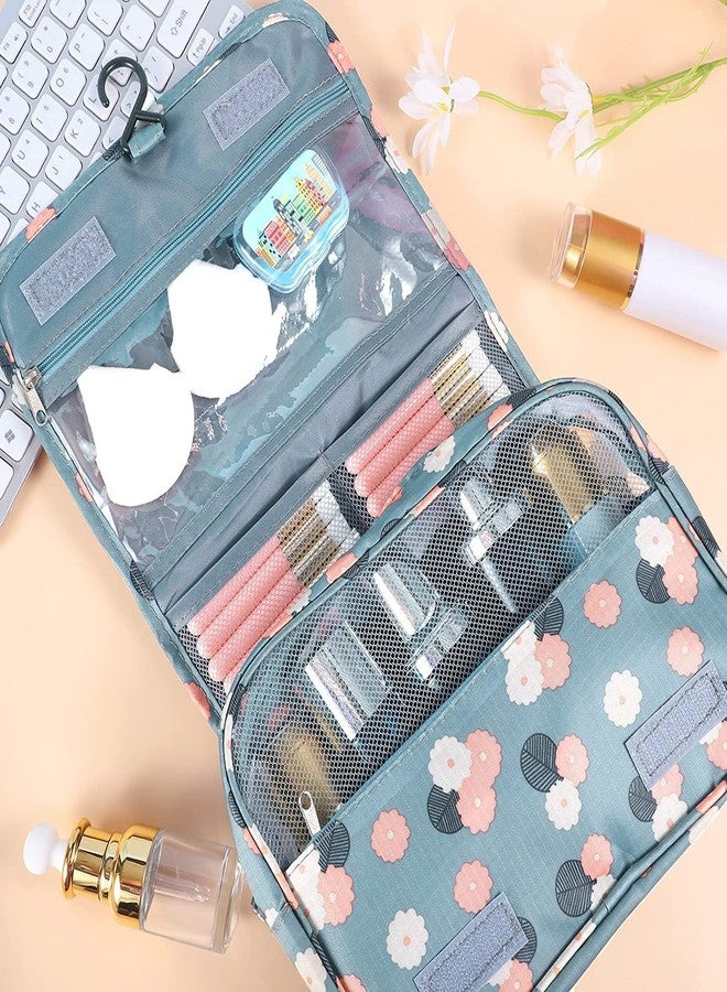 Emergity Portable Travel Makeup Pouch, Vanity Bag for Makeup, Toiletry Bag, Makeup Box for Women, Makeup Kit Bag, Makeup Bag for Travelling, Cosmetic Bag for Women - Image 2