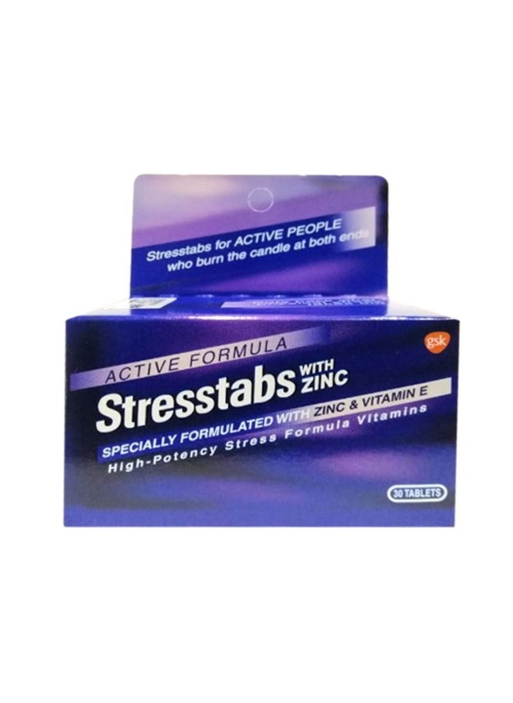Stresstabs - Stress Relief 600 With Zinc 30 Tabs - Image 1