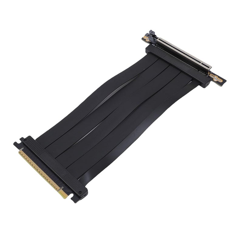 بطاقة رفع PCIe 5.0 X16 بطول 20 سم، كابل تمديد عالي السرعة باللون الأسود لخوادم الذكاء الاصطناعي، جاهز للاستخدام الفوري - Image 2