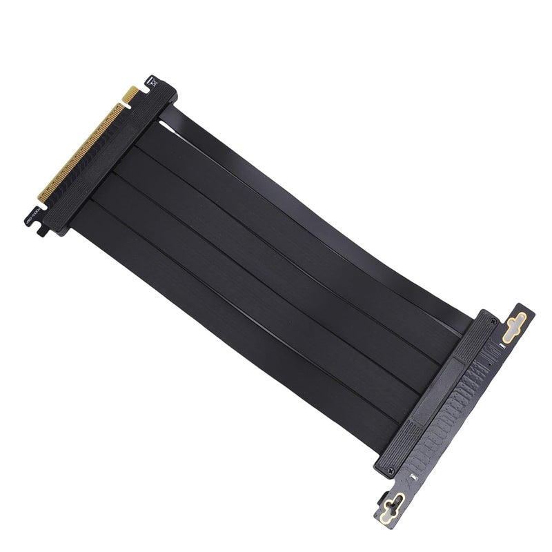 بطاقة رفع PCIe 5.0 X16 بطول 20 سم، كابل تمديد عالي السرعة باللون الأسود لخوادم الذكاء الاصطناعي، جاهز للاستخدام الفوري - Image 3