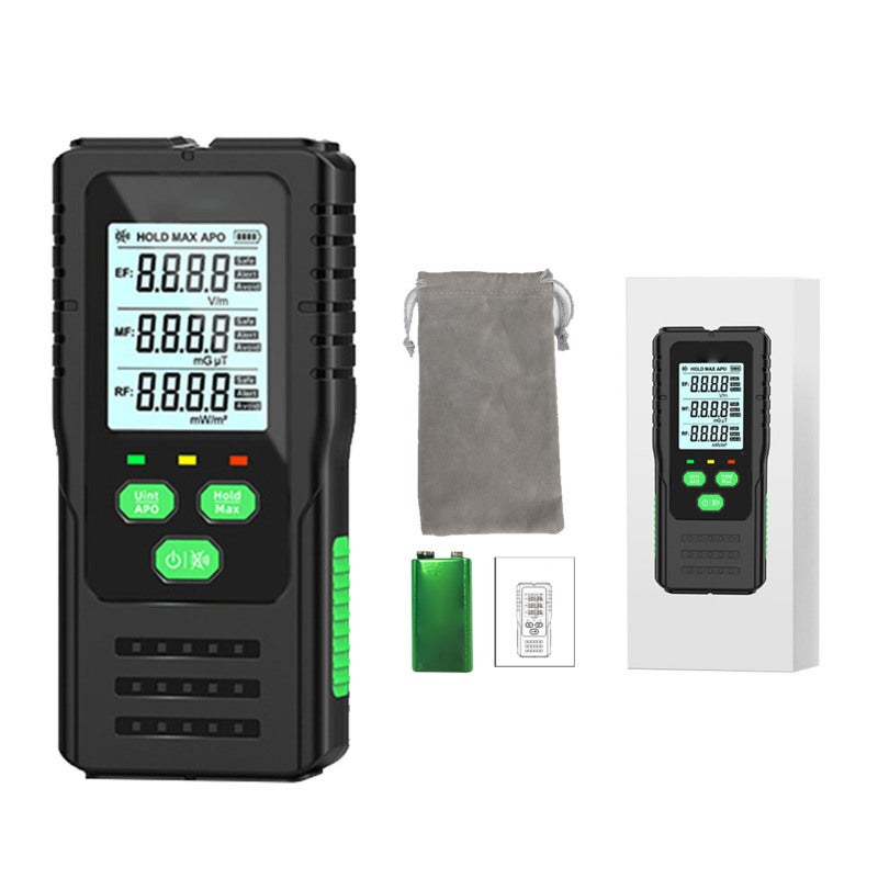 3 in 1 EMF Detector HD Backlight Screen - High Accuracy Sensor for Electric Field Magnetic Field Radio Frequency Detection - 50Hz to 3500MHz Measurement for Home Office - Image 1