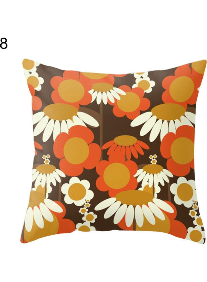 NIBEMINENT Floral Themed Cushion Cover Multicolour 10x20x1.5cm