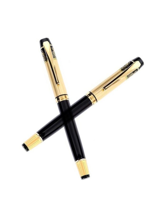 NIIMBOT 2 Pieces Black and Gold Business Fountain Pen, Best Pen Gift Set for Men & Women, Professional, Executive, Office, Nice Pens (Without Ink Cartridges)  - Image 4