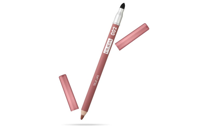 Pupa Milano True Lips Blendable Lip Liner  DualEnded Matte Lining Color and Brush  Light and Creamy Hydrating High Pigment Smudge Proof Formula  Paraben Free  002 Tea Rose  0042 oz