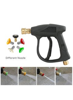 Generic 5 colors 3000 PSI High Pressure Washer Gun with Quick Connect Nozzles and M22 Hose Connector - Powerful Cleaning Tool for Cars, Patios, and More  - Image 5