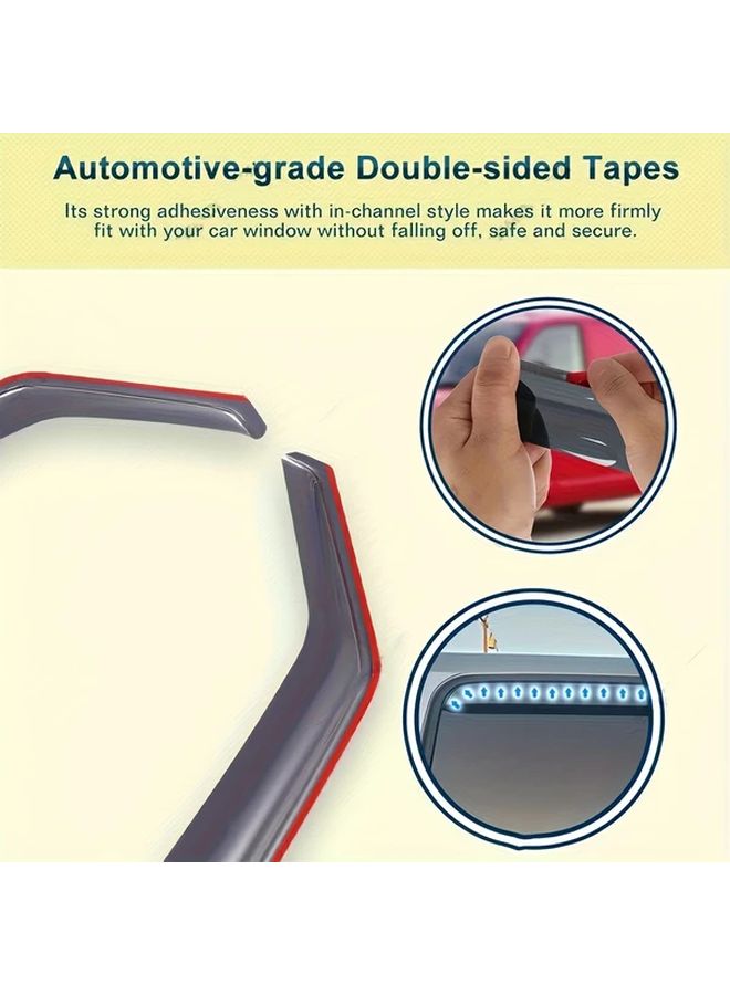 2pcs Car Front Window Rain Guard Windshield Visor For Volkswagen T5 T6 Vehicle Protection Accessories - Image 2