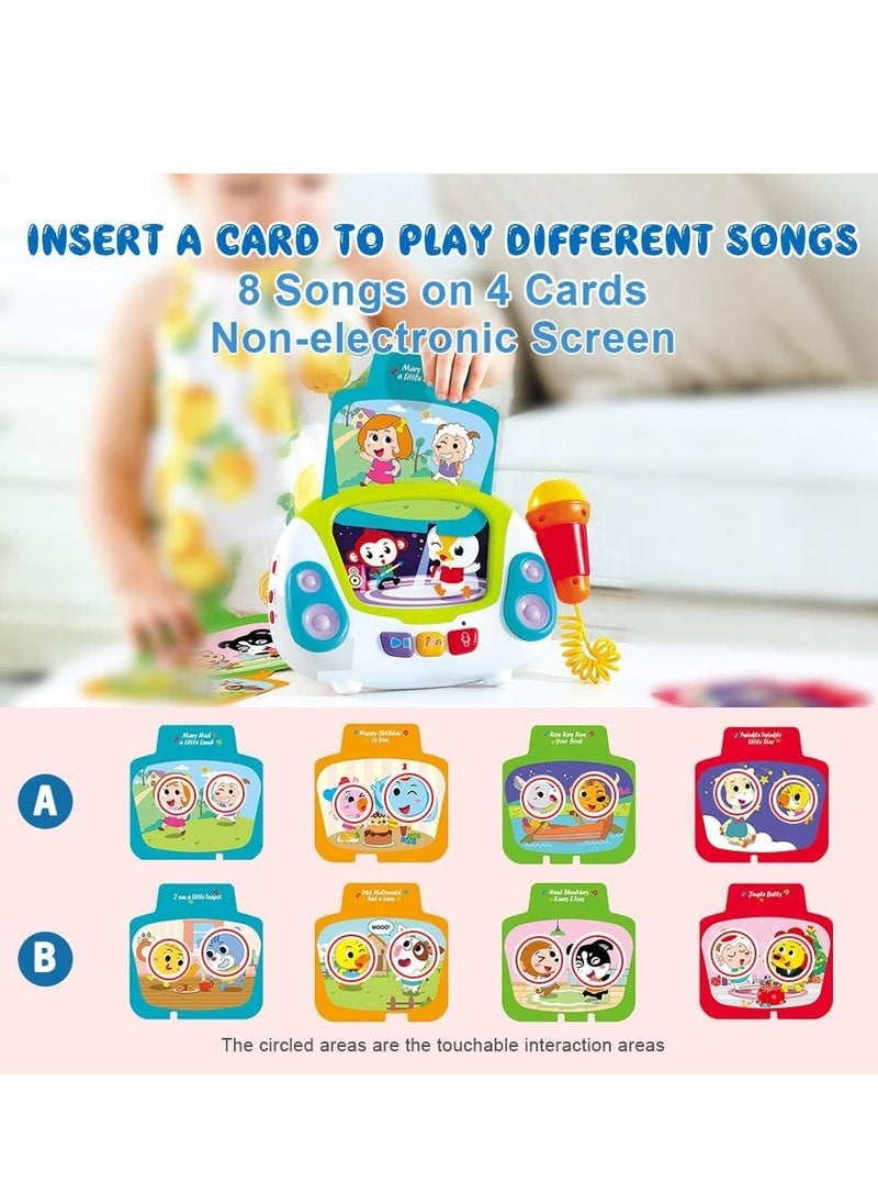 BAYBEE Baybee Karaoke Singing Machine Musical Toys for Kids with Singing, Recoding, Microphone & Voice Change Function Early Learning Educational Development Toys for Kids 2+ Years Boys Girls  - Image 4