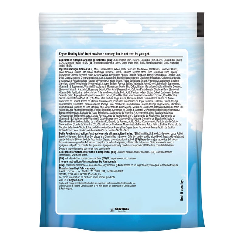 Kaytee Healthy Bits Treat Rabbit and Guinea Pig 4.5 oz - Image 3