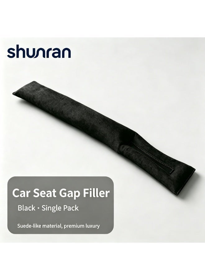 shunran Car Seat Gap Filler, Suede Material, Hand Stitched, Easy To Install And Remove, Prevent Phones, Keys And Other Items From Falling - Image 4