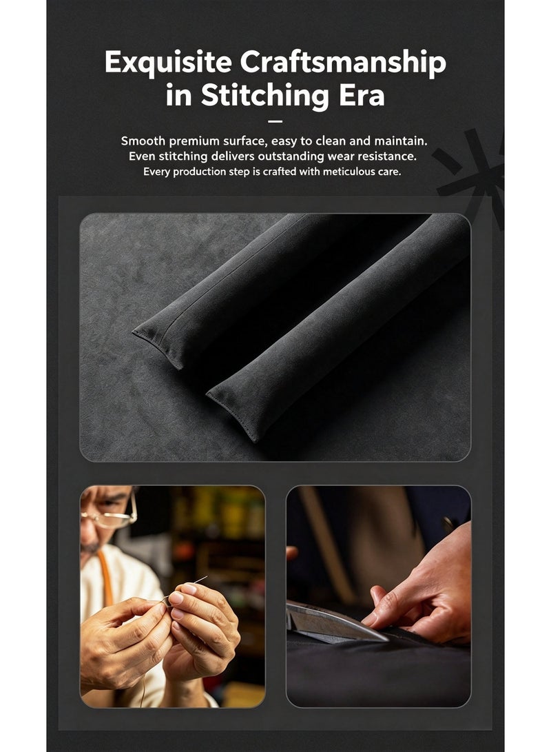 shunran Car Seat Gap Filler, Suede Material, Hand Stitched, Easy To Install And Remove, Prevent Phones, Keys And Other Items From Falling - Image 2
