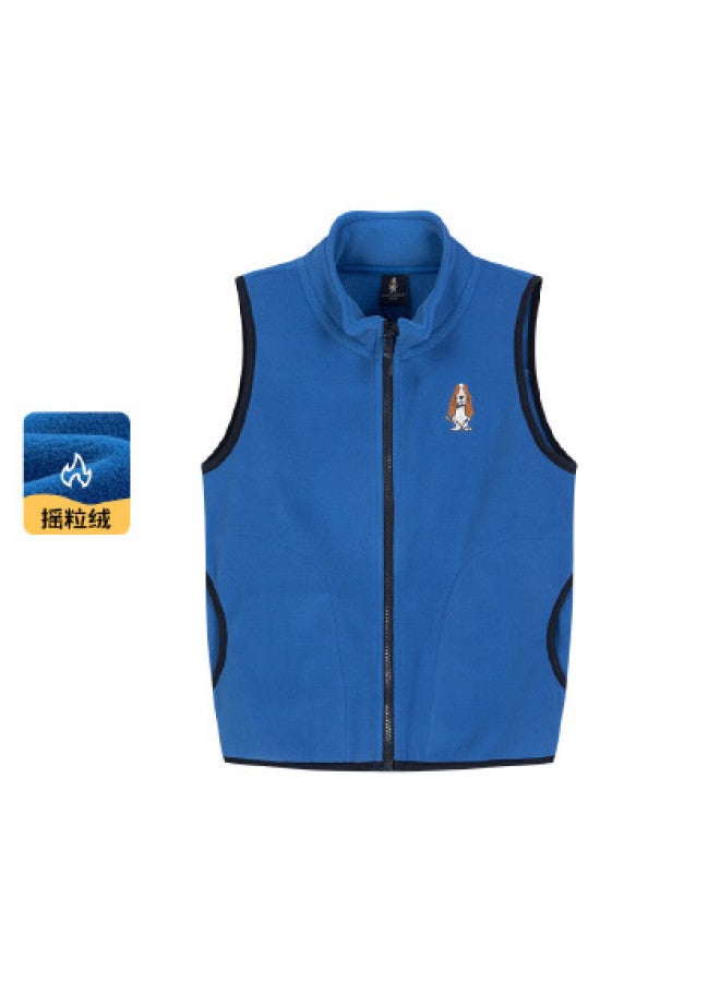 Hush Puppies Neutral Style Men's, Women's And Children's Vest, Autumn And Winter Vest, Versatile Half-high Collar Vest, Casual Jacket - Image 1