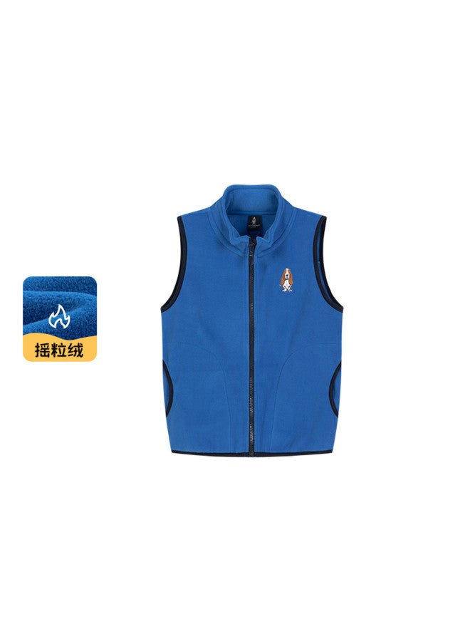 Hush Puppies Neutral Style Men's, Women's And Children's Vest, Autumn And Winter Vest, Versatile Half-high Collar Vest, Casual Jacket - Image 2