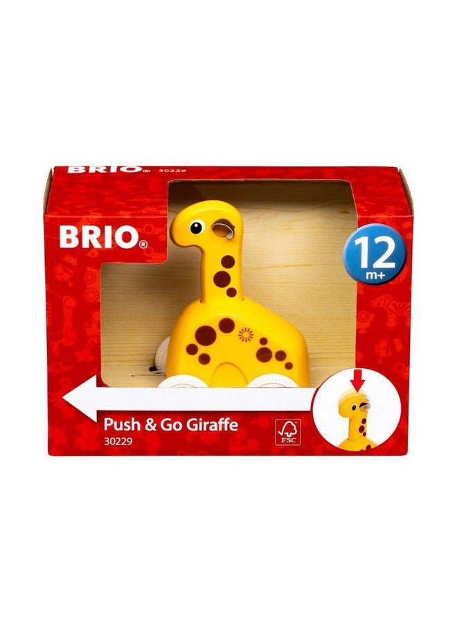 BRIO 30229 Push & Go Giraffe | The Perfect Playmate for Your Toddler - Image 1